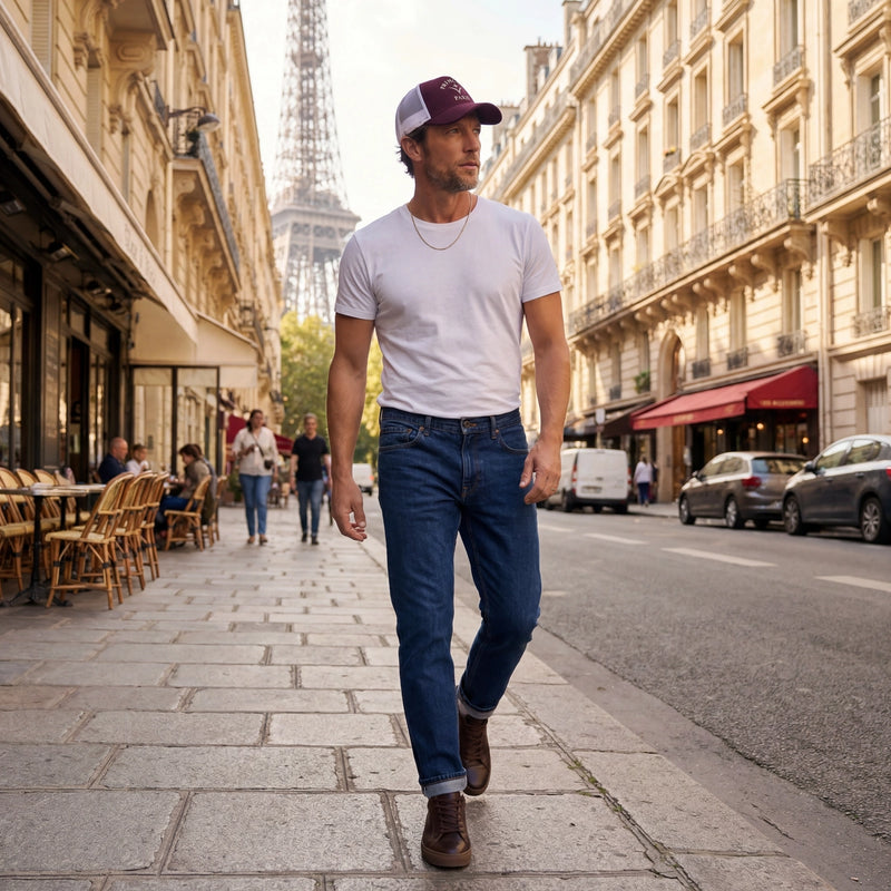 Worn · Paris · near the Eiffel